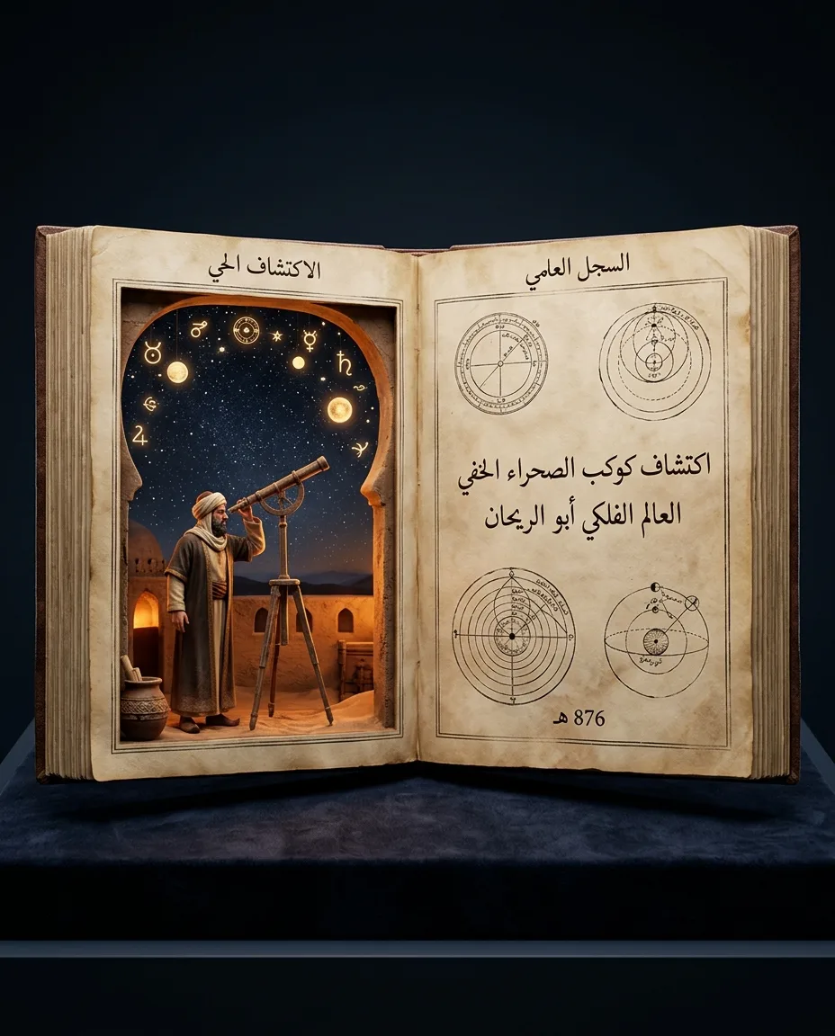 ديوراما ومخطوطة قديمة: اكتشاف فلكي من مرصد صحراوي