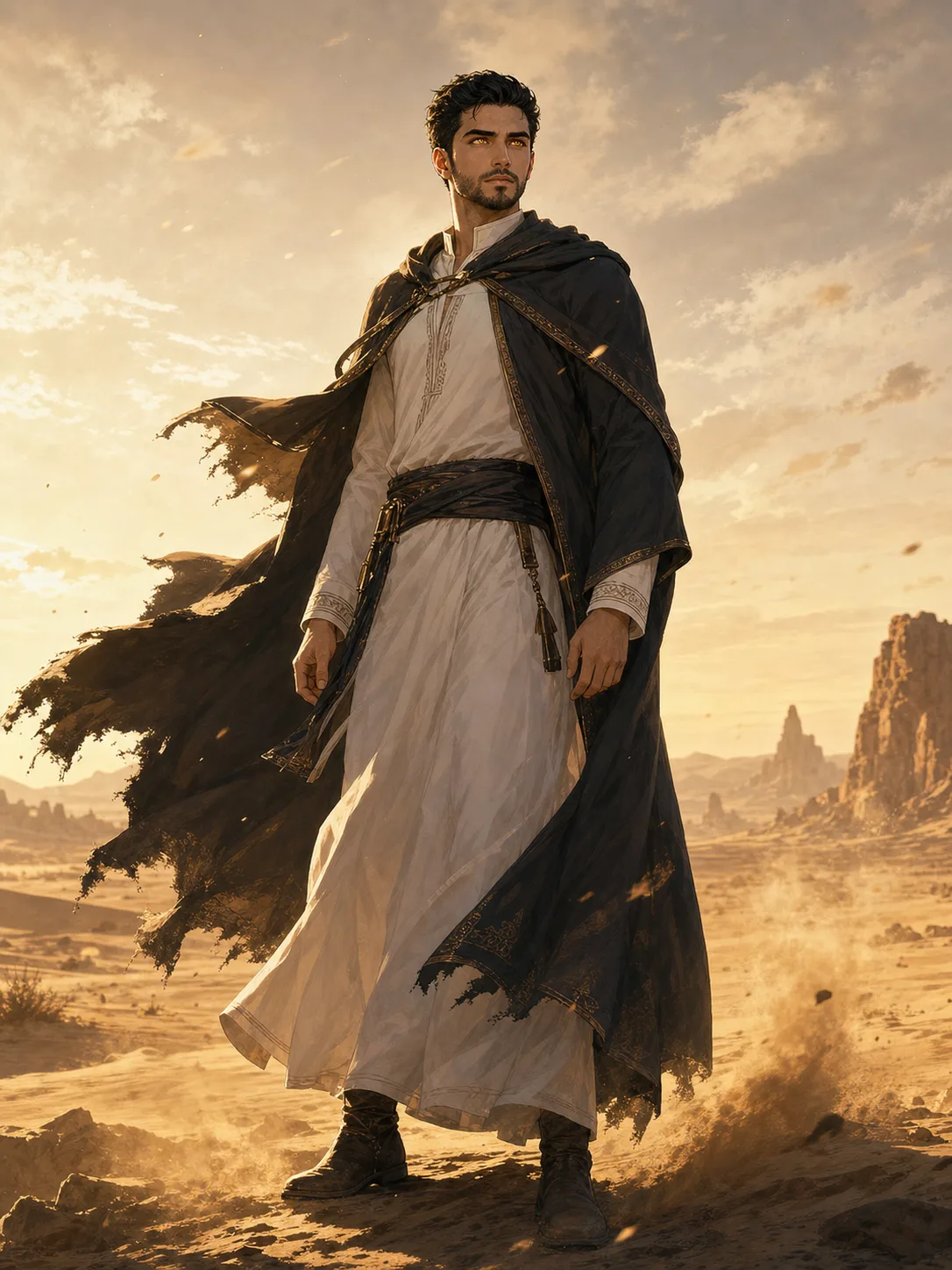 شخصية أنمي بلمسة عربية