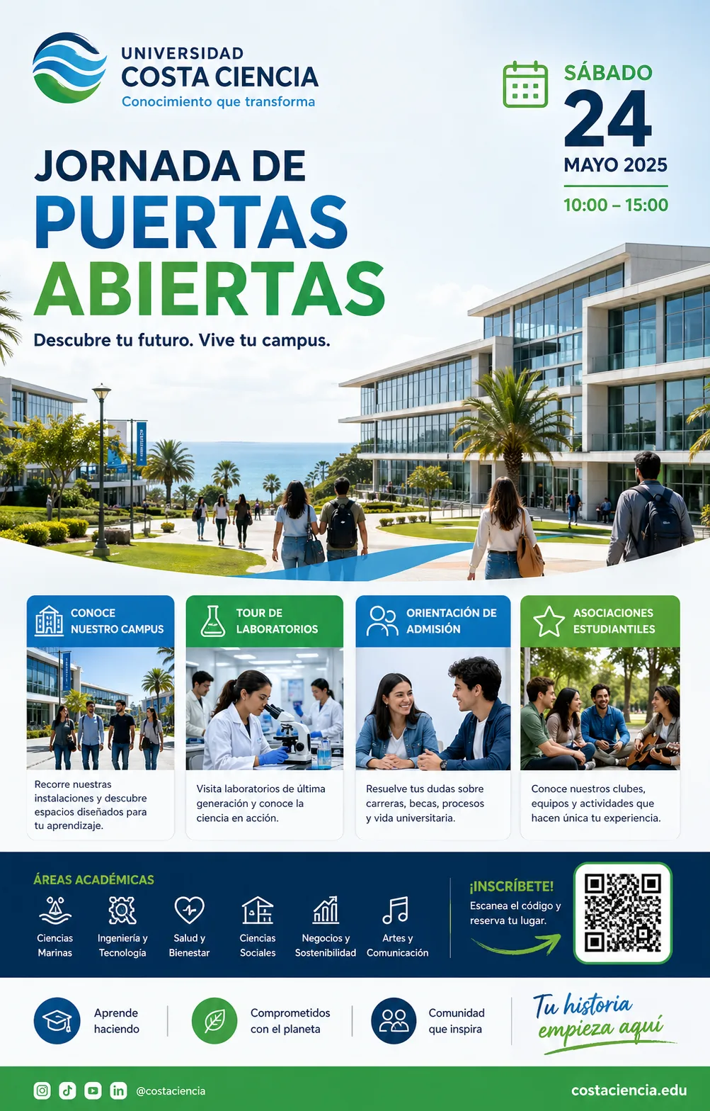 Póster jornada puertas abiertas universidad