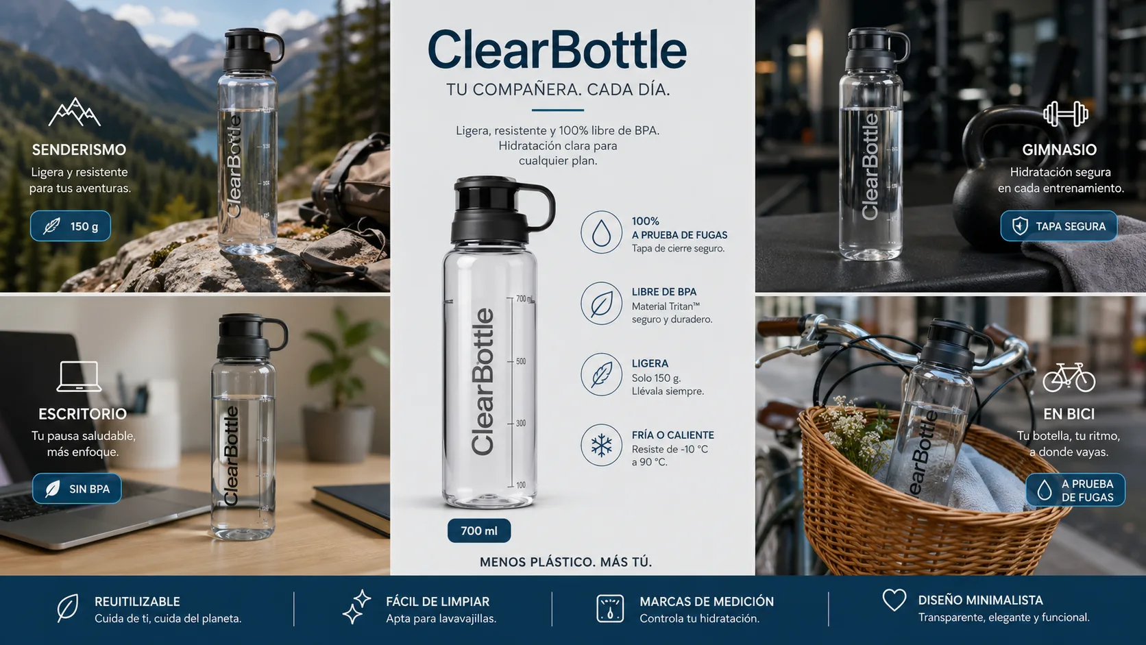 Póster multiescena ClearBottle