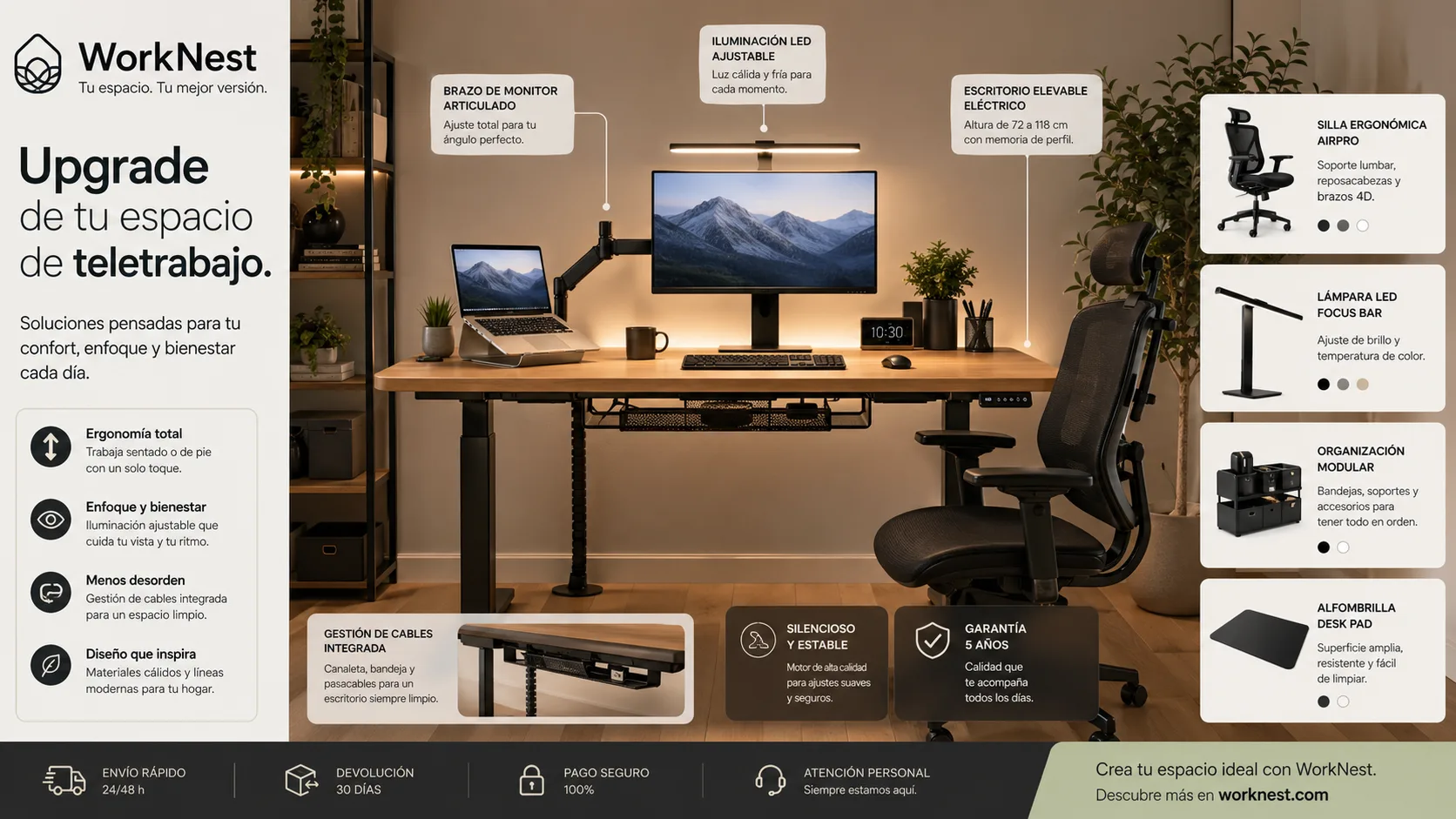 Upgrade home office teletrabajo