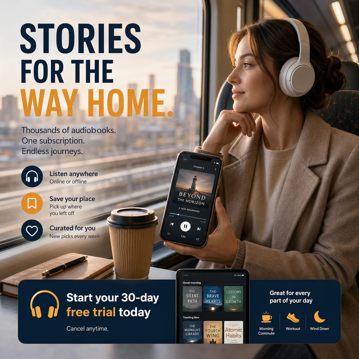 Audiobook App Social Ad