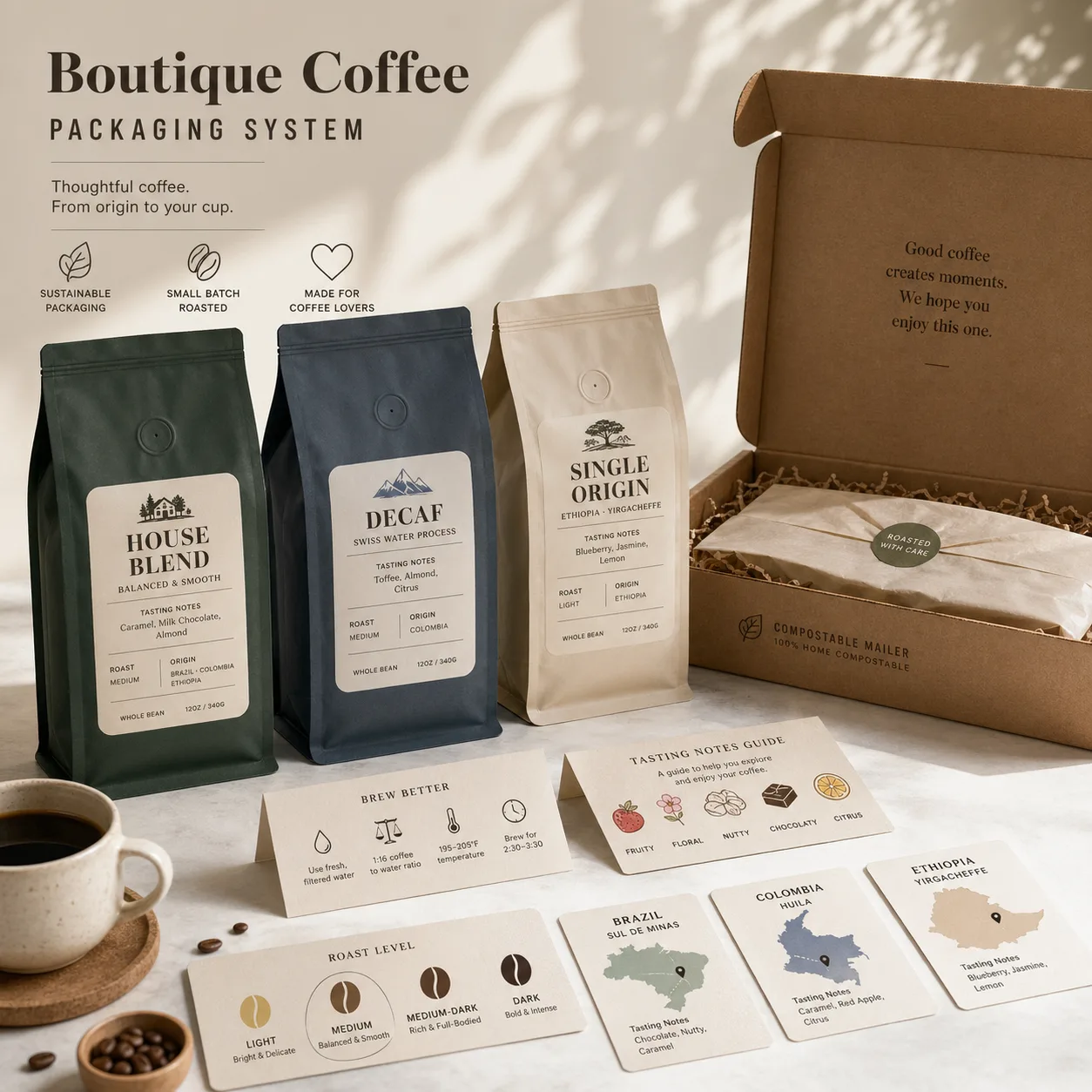 Boutique Coffee Packaging System