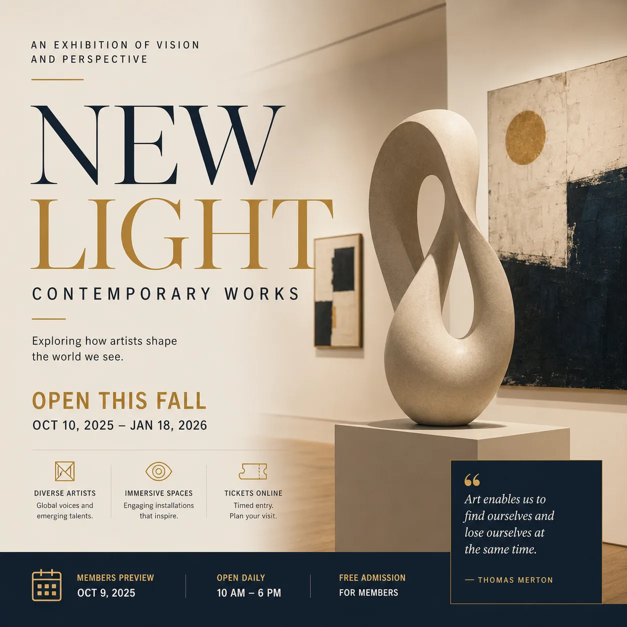 Museum Exhibition Poster