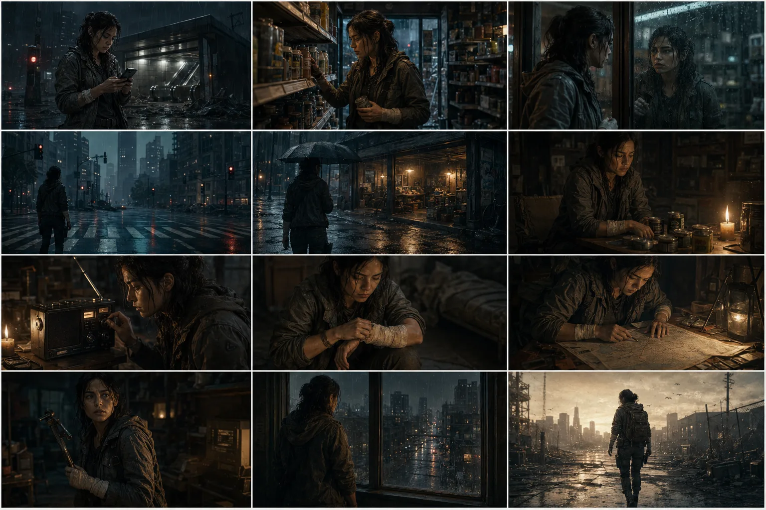 Rainy Blackout Storyboard