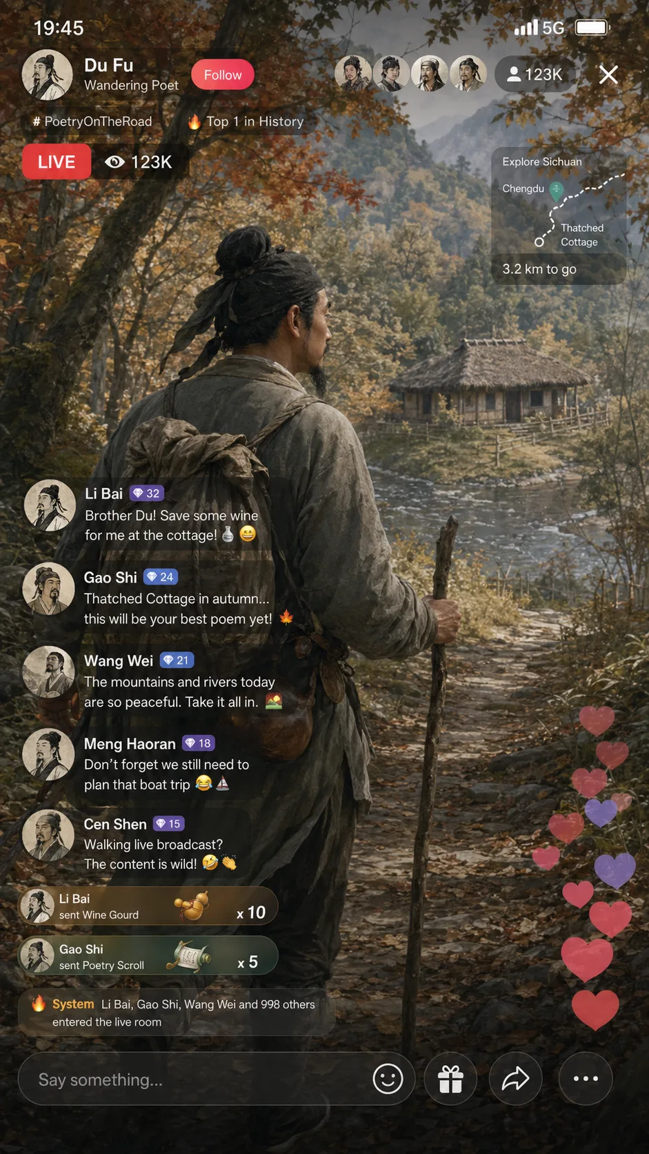 StreamLotus Du Fu Livestream Visit