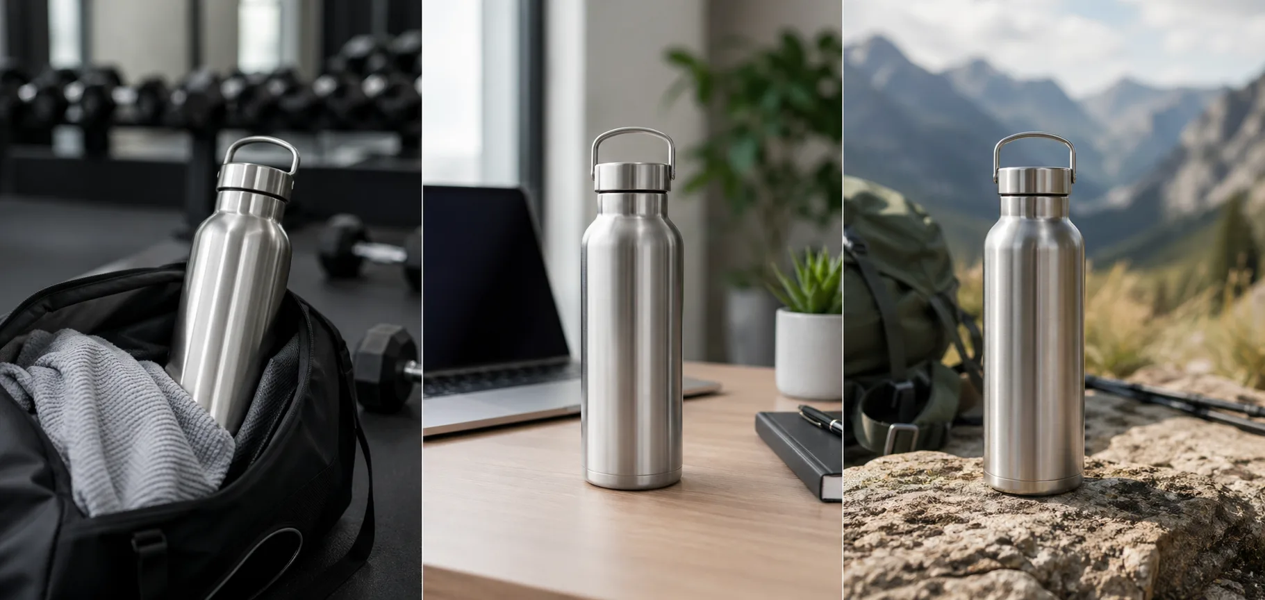 Water Bottle Multi-scene Composite