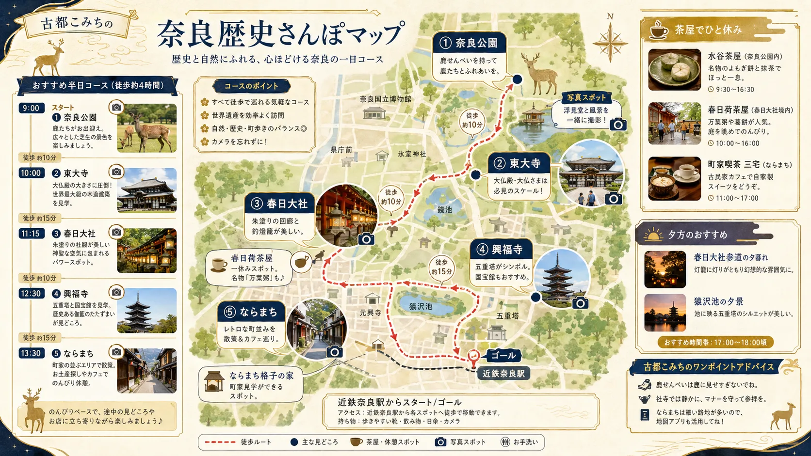 奈良歴史さんぽマップ