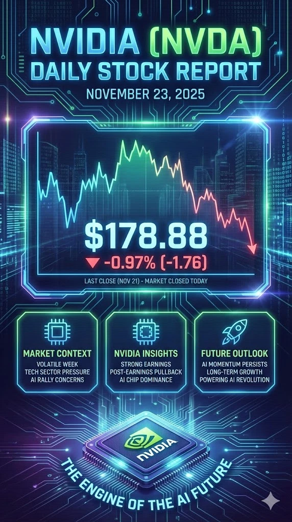 Póster de Informe de Acciones de NVIDIA Salida