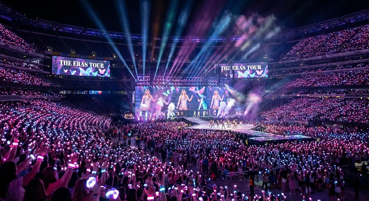 Taylor Swift 콘서트: 압도적인 라이브 퍼포먼스 장면 출력