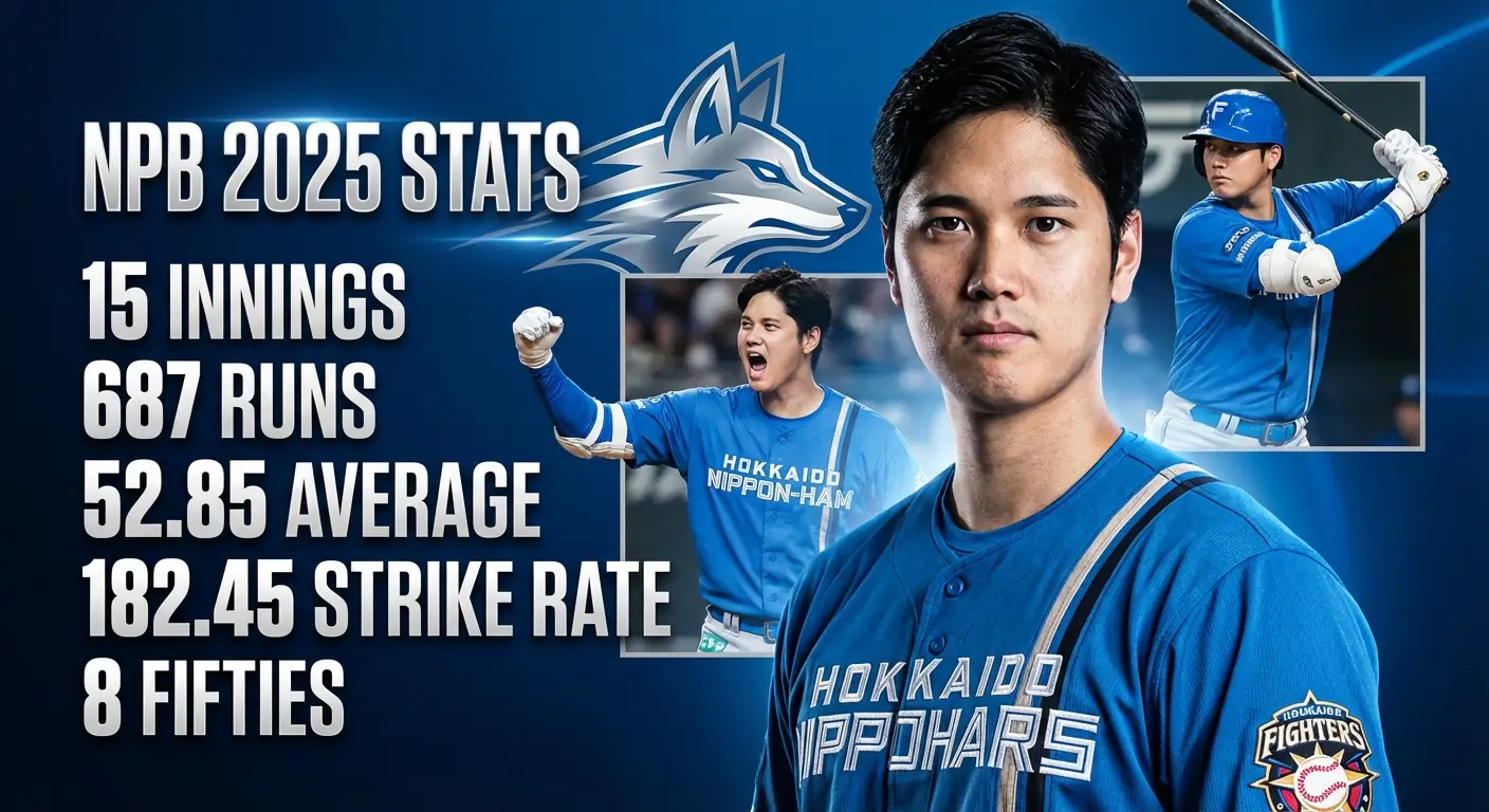 Póster Gráfico Deportivo de Shohei Ohtani con Retrato Compuesto Dinámico Salida