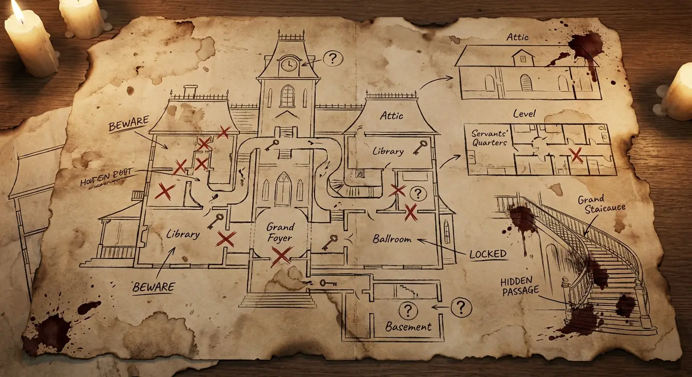 Survival Horror Mansion Blueprint