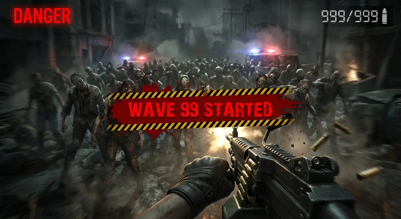 Zombie Shooter Wave Warning