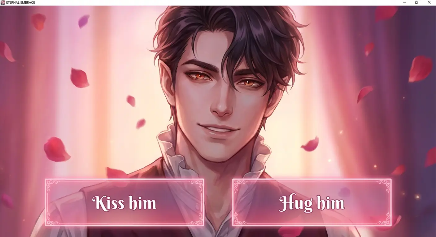 Romance Game Choice UI
